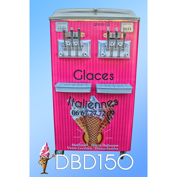 Machine à glace italienne double DBD150