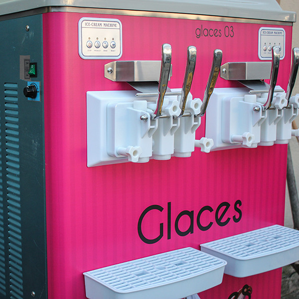 machine a glace double